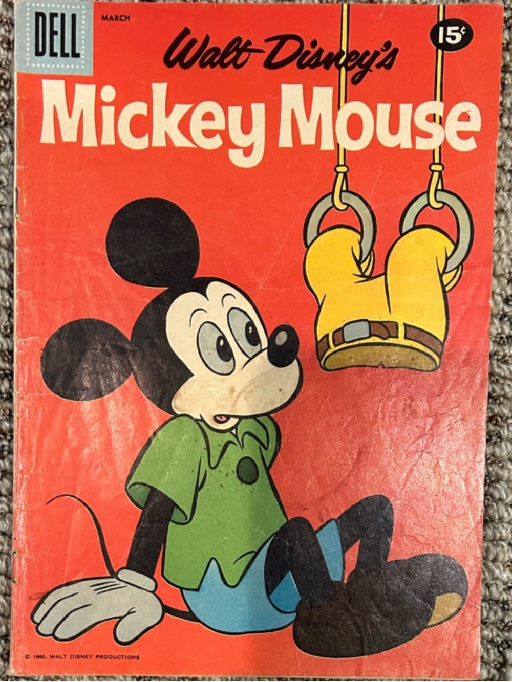 Walt Disney’s Mickey Mouse #76 Dell Comic Feb/Mar 1961 Vintage Silver Age